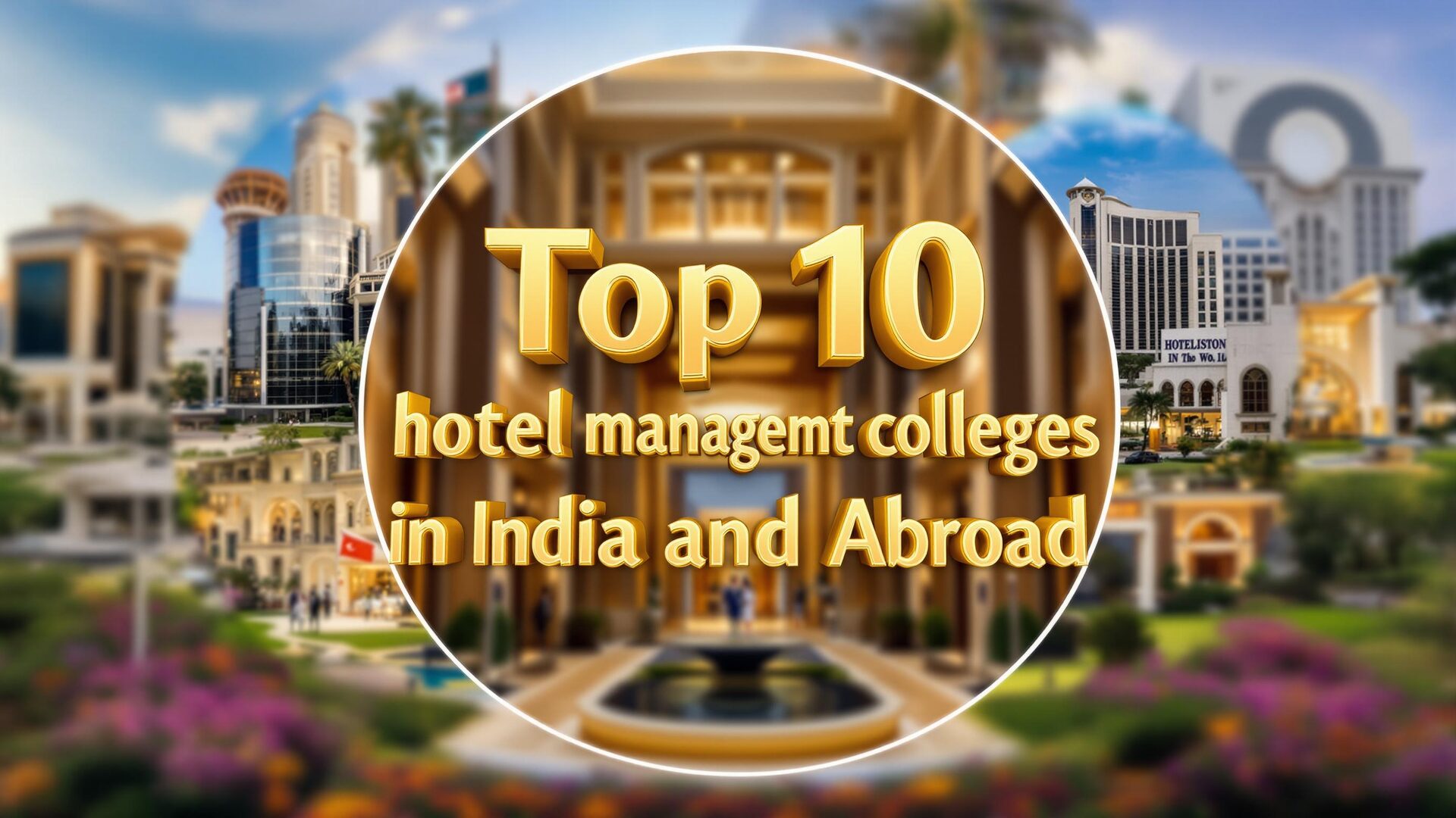 Top 10 hotel management colleges in India and Abroad